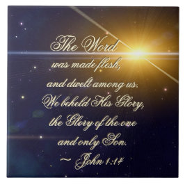John 1:14 Contemplamos Sua Glória, Bíblia Versa