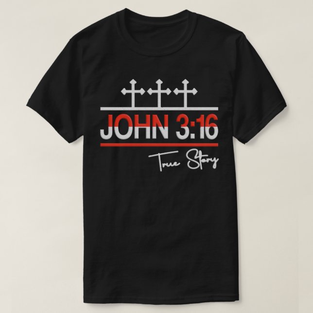 John 316 True Story Christian Pullover (Frente do Design)