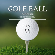 John 3:16 Bolas de Golfe do Evangelho