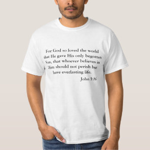 JOHN 3:16 Camisa