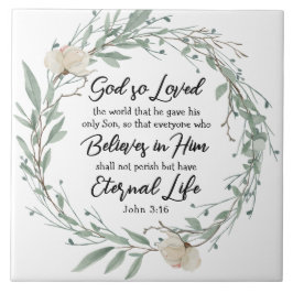 John 3:16 Deus adorava a Bíblia mundial Verse