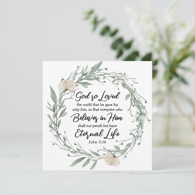 John 3:16 Deus tão adorou a Bíblia mundial. (Em pé/Frente)