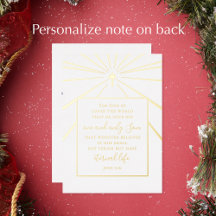 John 3:16 Dourado Natal da Igreja Religiosa Person