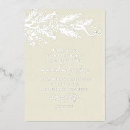 John 3:16 Foto de Pinheiro Moderno Natal Cristão