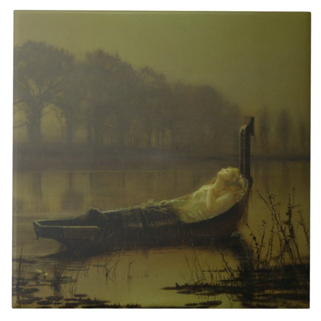 John Atkinson Grimshaw - A Senhora de Shalott (Frente)