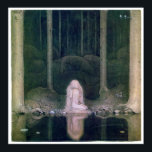 John Bauer (1913) Tuvstarr Poster<br><div class="desc">John Bauer (1913) Tuvstarr ainda está sentado lá,  a olhar para a água</div>