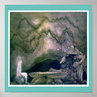 John Bauer Troll Madre Poster