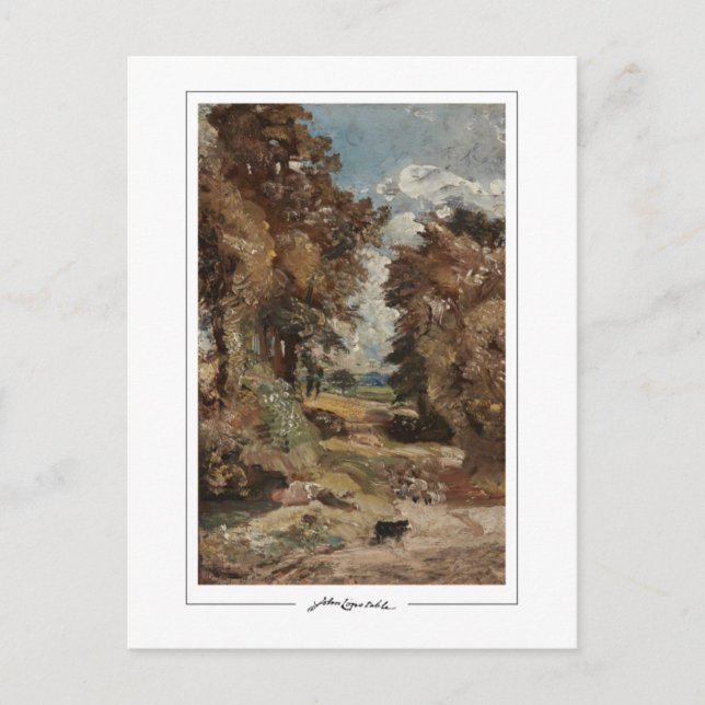 John Constable #138-2 - Cartão Postal de Arte Fina (Frente)