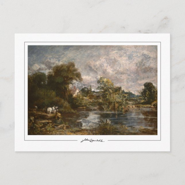 John Constable #16-2 - Cartão postal de arte fina (Frente)
