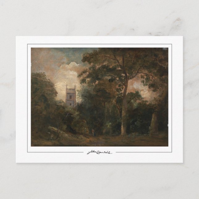 John Constable #17 - Cartão postal de belas artes (Frente)