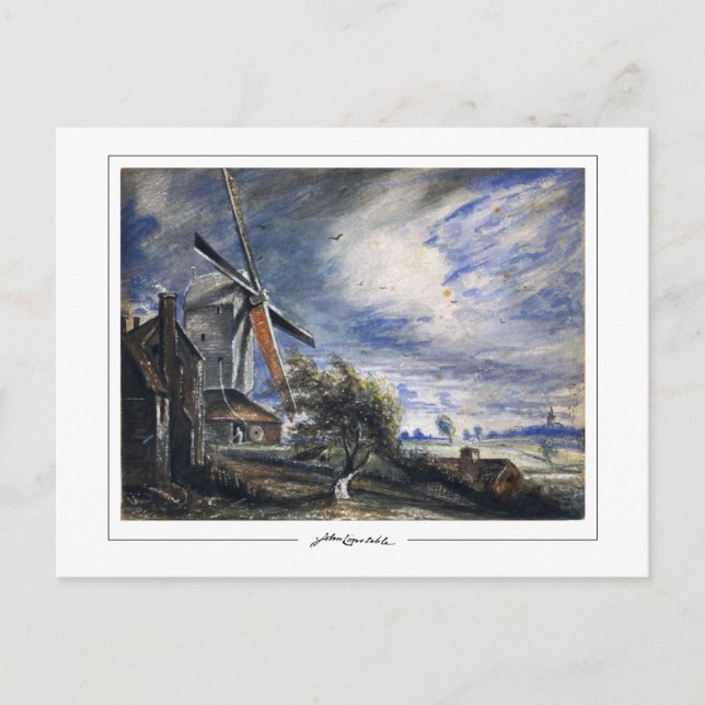 John Constable #243-2 - Cartão postal de arte fina (Frente)