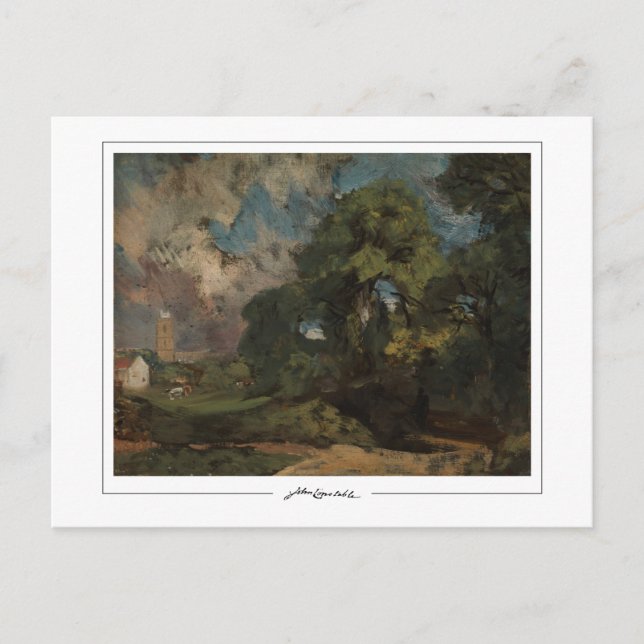 John Constable #245-2 - Cartão postal de arte fina (Frente)