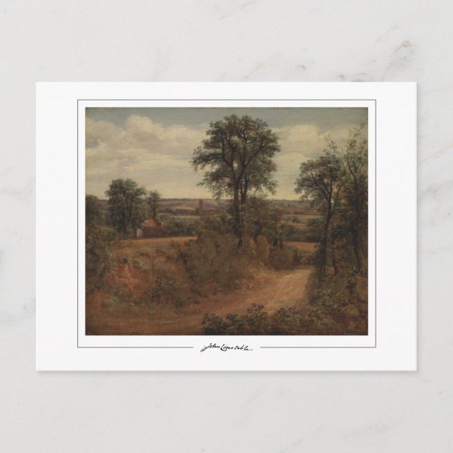 John Constable #29 - Cartão postal de belas artes (Frente)