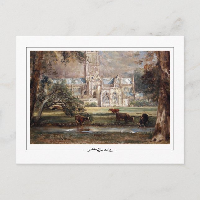 John Constable #313-2 - Cartão Postal de Arte Refi (Frente)
