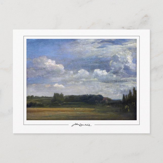 John Constable #396-2 - Cartão Postal de Arte Fina (Frente)