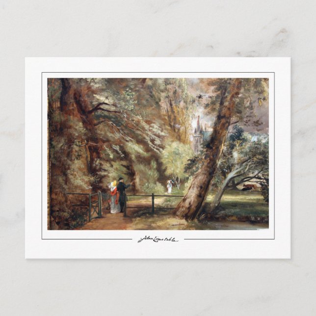 John Constable #409 - Cartão postal de belas artes (Frente)