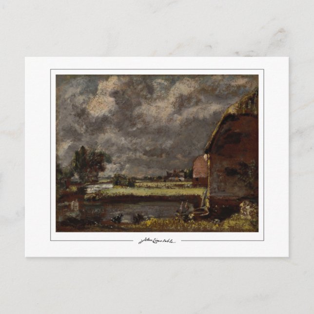 John Constable #480-2 - Cartão Postal de Arte Refi (Frente)