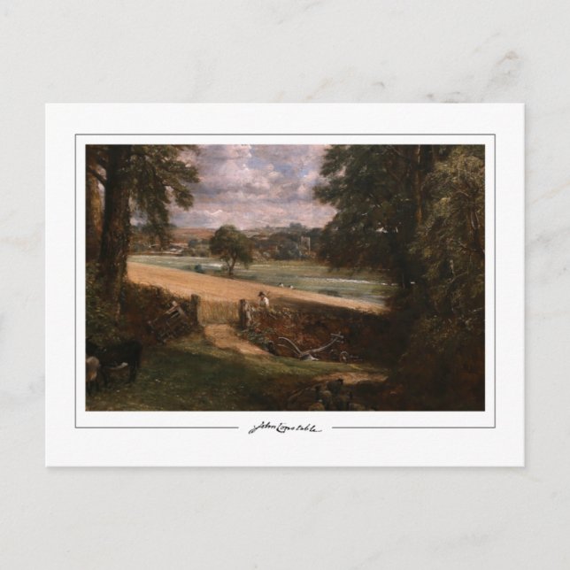 John Constable #528-2 - Cartão postal de arte fina (Frente)