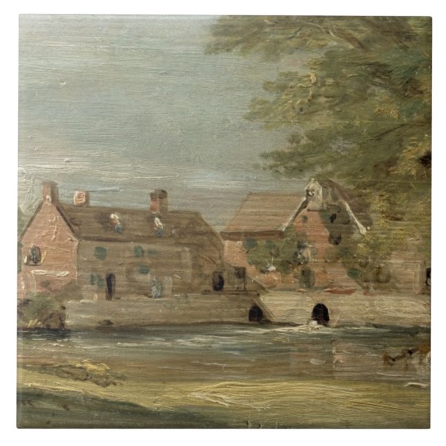 John Constable| Flatford Mill (óleo no painel) (Frente)