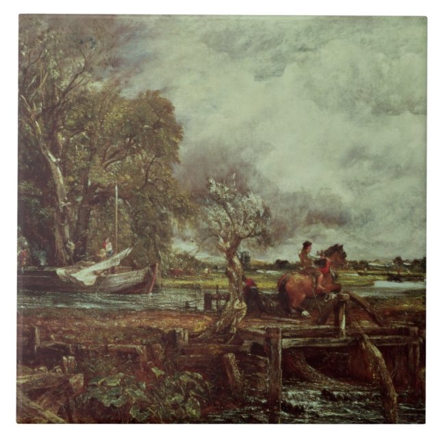 John Constable | o cavalo do pulo, c.1825 (óleo (Frente)