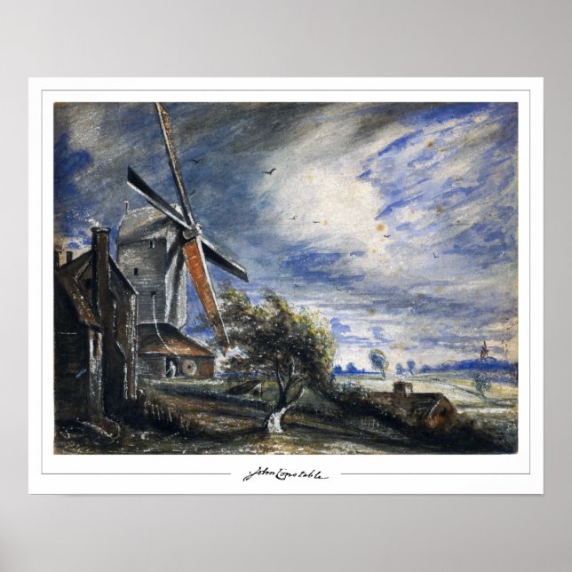 John Constable Zedign Art Poster nº 243-2 (Frente)