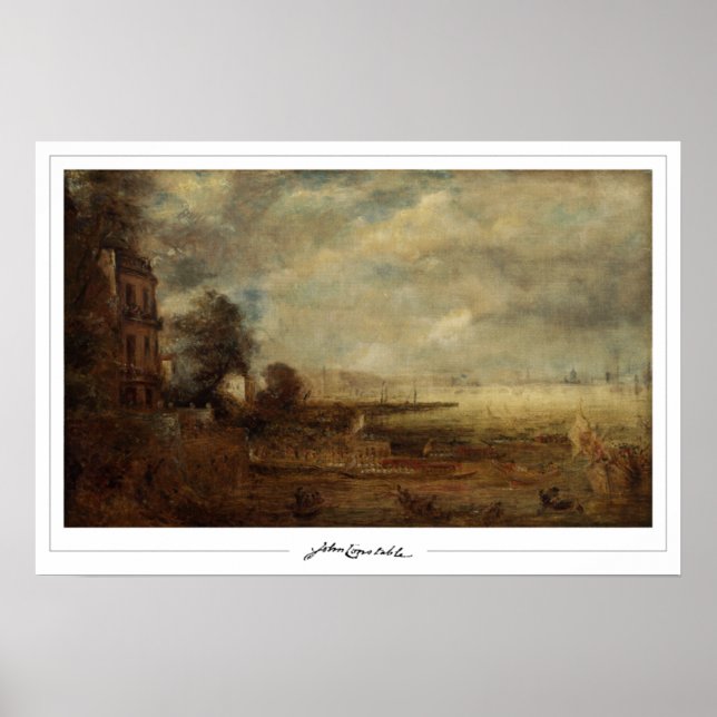 John Constable Zedign Art Poster nº 334-2 (Frente)