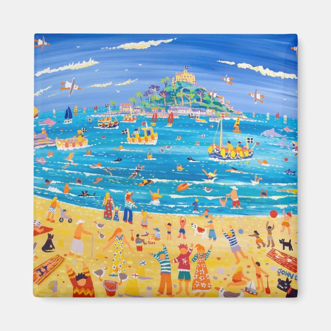 John Dyer imã de geladeira do Monte Michael da Rua (Frente)