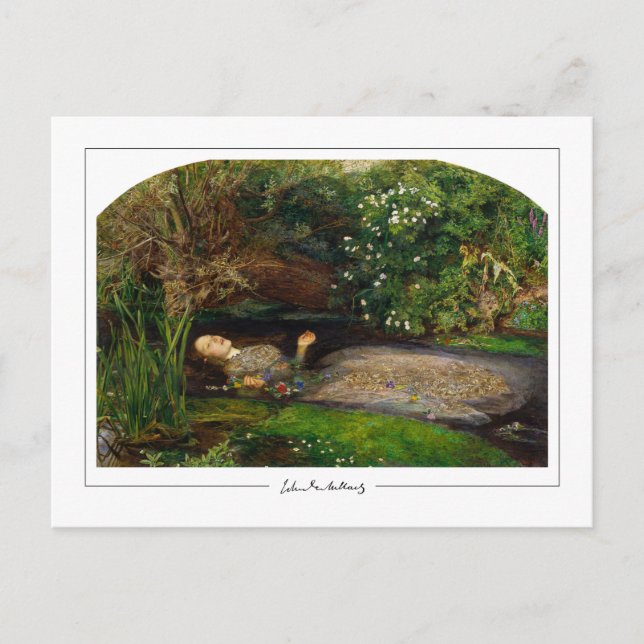 John Everett Millais #14 - Cartão postal de arte f (Frente)