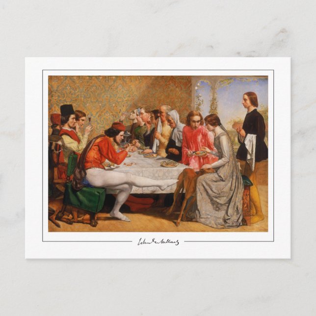 John Everett Millais #4 - Cartão postal de arte fi (Frente)