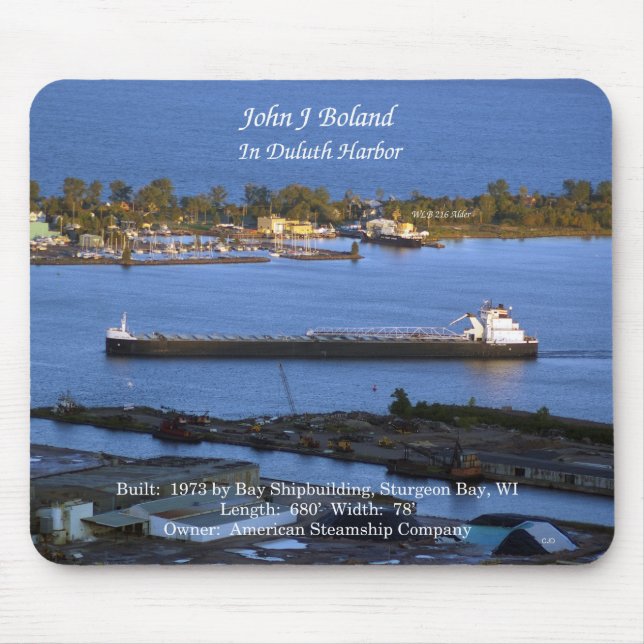 John J. Boland Duluth mousepad (Frente)