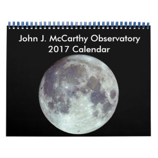 John J. Observatório McCarthy Calendário 2017