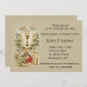 John Jesus Primeiro Sagrado Convites Comunitários