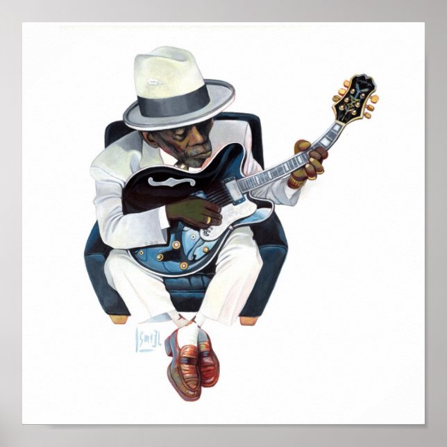 "John Lee Hooker" Poster (Frente)