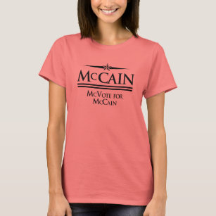 John McCain: McVote na camiseta McCain