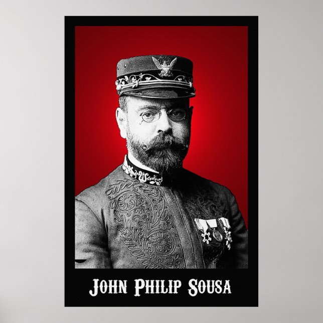 John Philip Sousa 36 x 24 Poster (Frente)