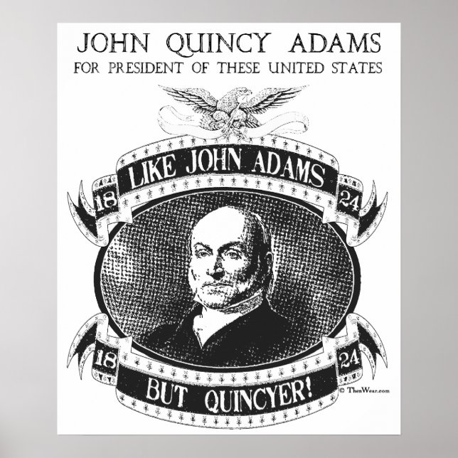 John Quincy Adams 1824 Campaign Poster (Frente)