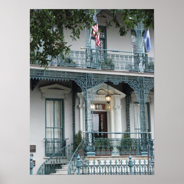 John Rutledge House Inn, Charleston SC Poster (Frente)