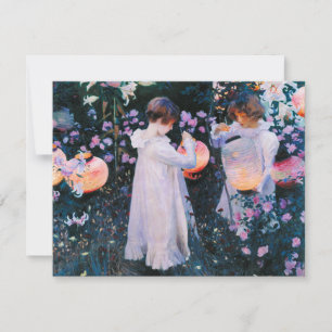 John Singer Sargent Carnação Lily Lily Rosa