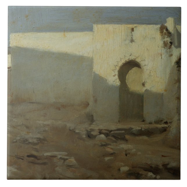 John Singer Sargent - Edifícios Mouriscos em (Frente)