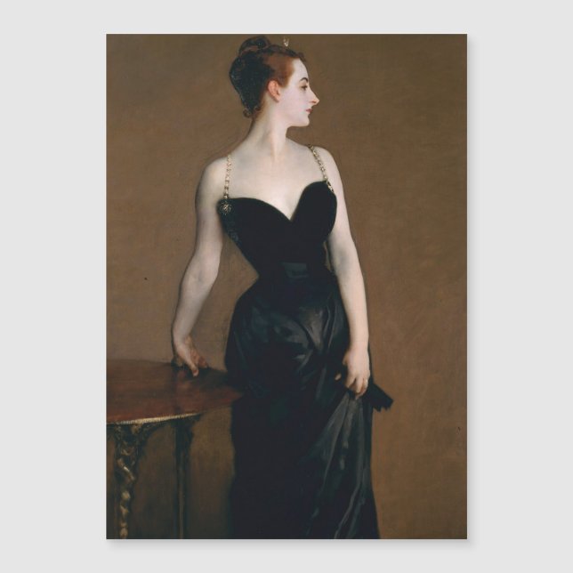 John Singer Sargent Madame X Retrato Temperamental (Frente)