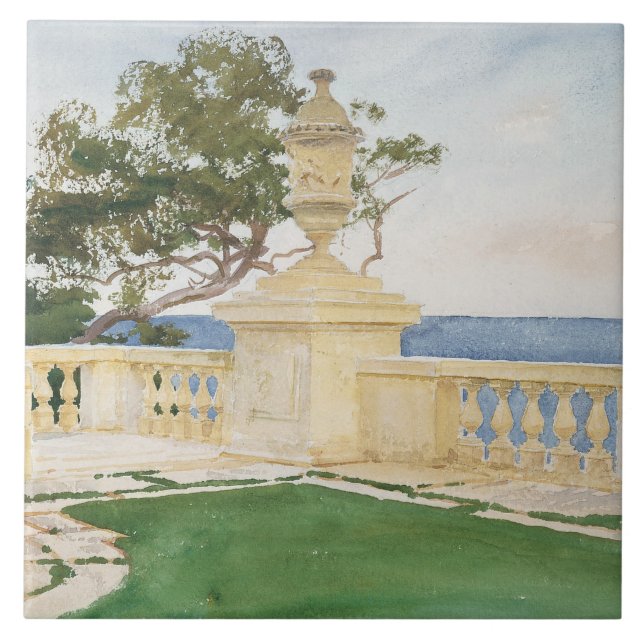 John Singer Sargent - Terrace, Vizcaya (Frente)
