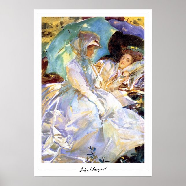 John Singer Sargent Zedign Art Poster #178 (Frente)