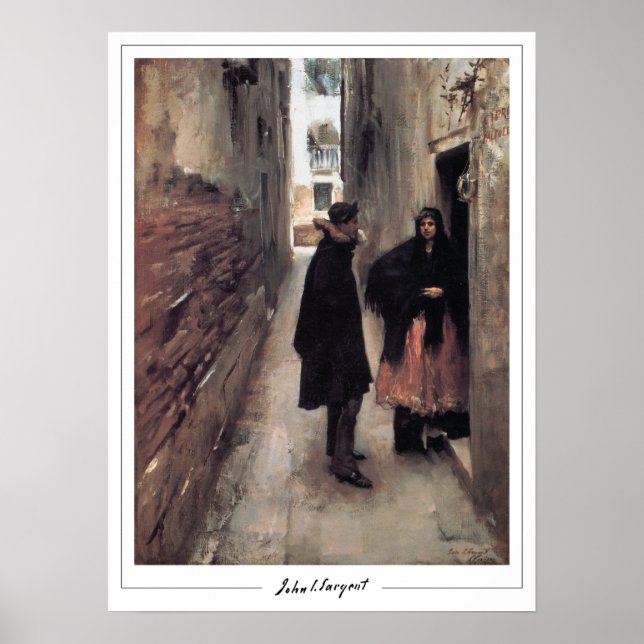 John Singer Sargent Zedign Art Poster #24-2 (Frente)