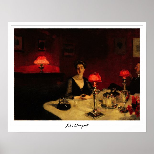 John Singer Sargent Zedign Art Poster nº 110 (Frente)