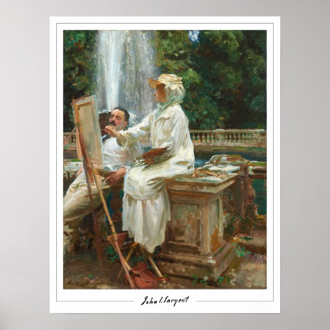 John Singer Sargent Zedign Art Poster nº 12 (Frente)