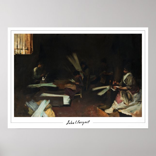 John Singer Sargent Zedign Art Poster nº 14-2 (Frente)