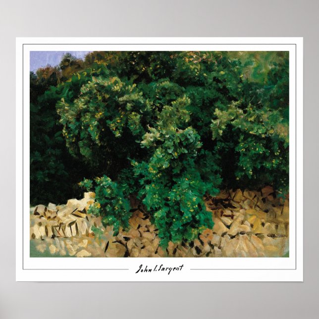 John Singer Sargent Zedign Art Poster nº 16 (Frente)