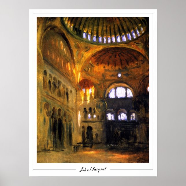 John Singer Sargent Zedign Art Poster nº 163-2 (Frente)