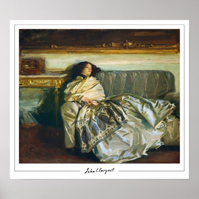 John Singer Sargent Zedign Art Poster nº 16-2 (Frente)