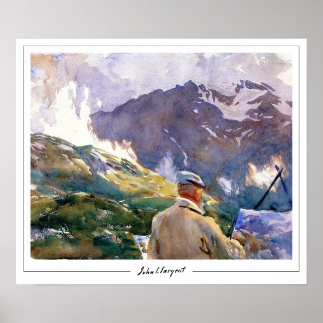 John Singer Sargent Zedign Art Poster nº 174-2 (Frente)